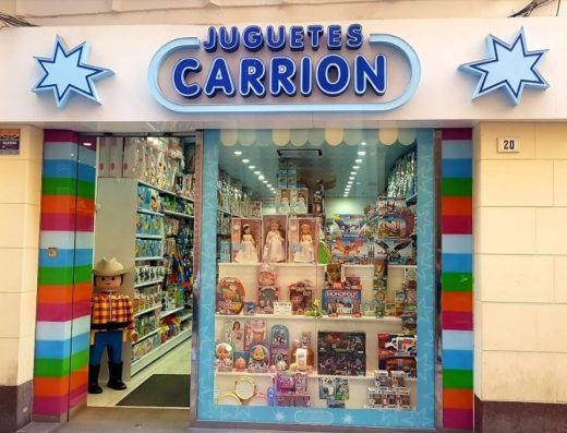Juguetes Carrión, tienda infantil en calle Nueva, en Málaga capital